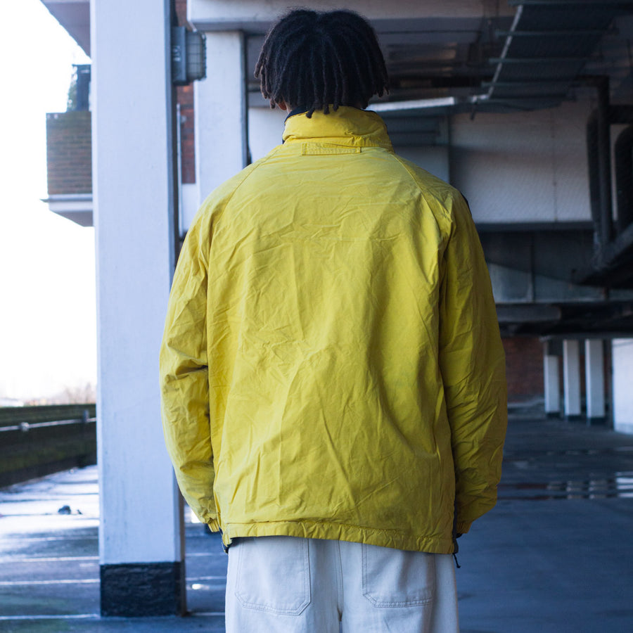 Nautica reversible bomber jacket in yellow and navy and navy and grey