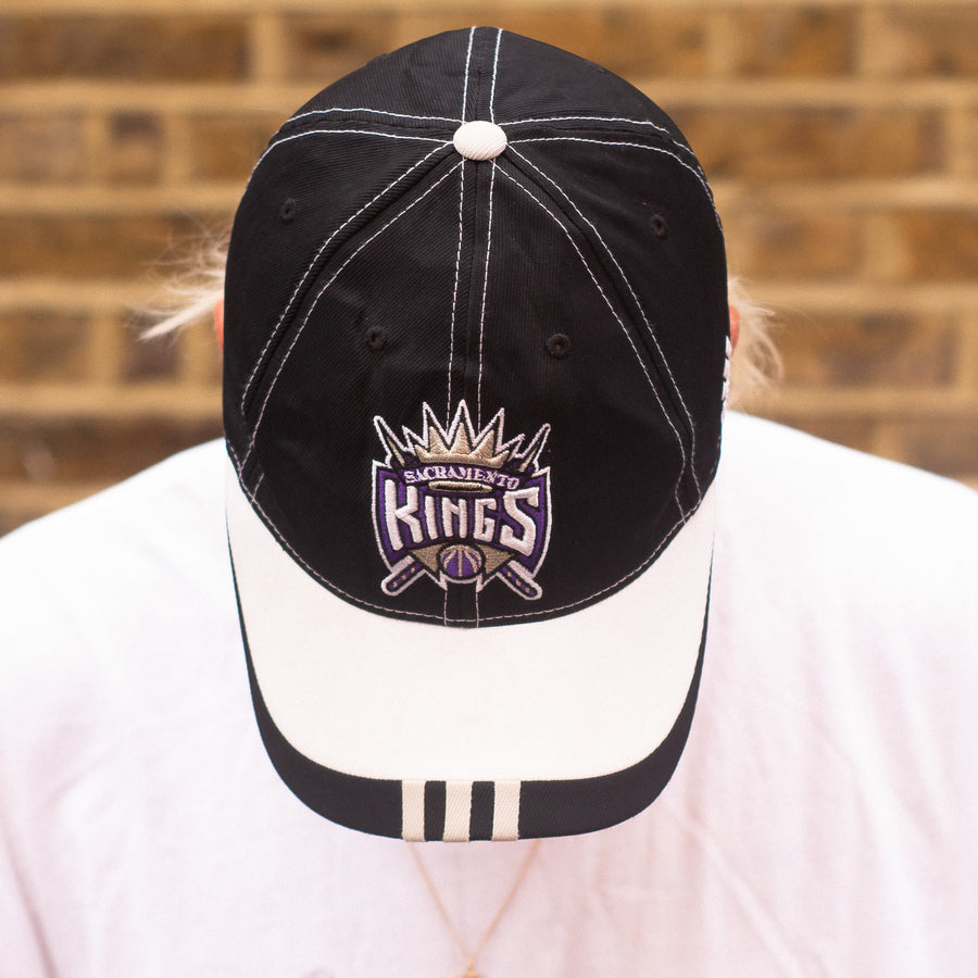 Adidas Sacramento Knights Embroidered Logo Cap in Black and White
