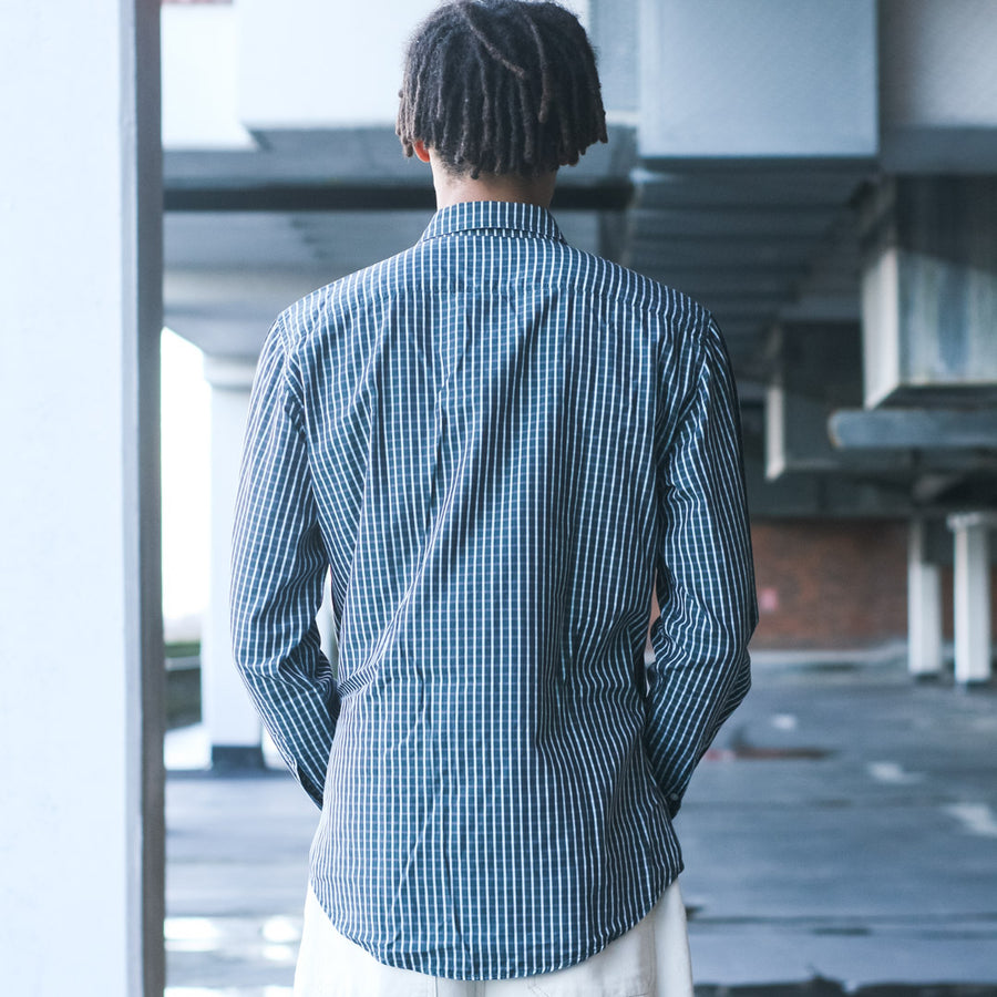 Aquascutum shirt in the classic checked green and white