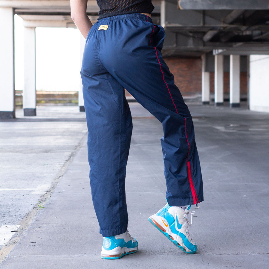 Hilfiger Athletics 90's Spellout Tracksuit Bottoms in Navy and Red