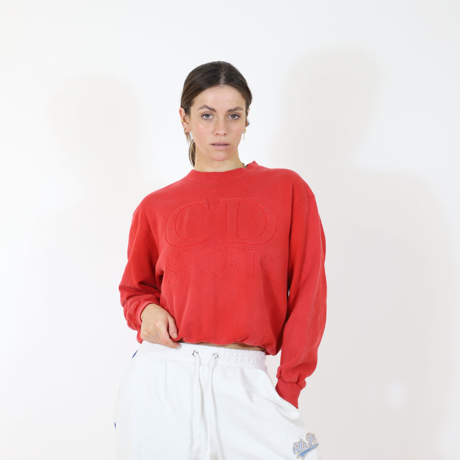 Christian Dior 00's sports sweatshirt in red