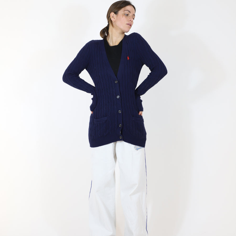 Polo Ralph Lauren Cable Knit Cardigan in Navy