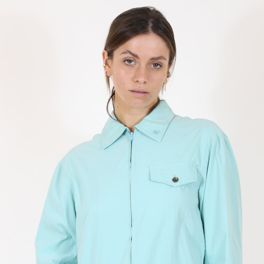 Polo Ralph Lauren 90's bomber jacket in a baby blue