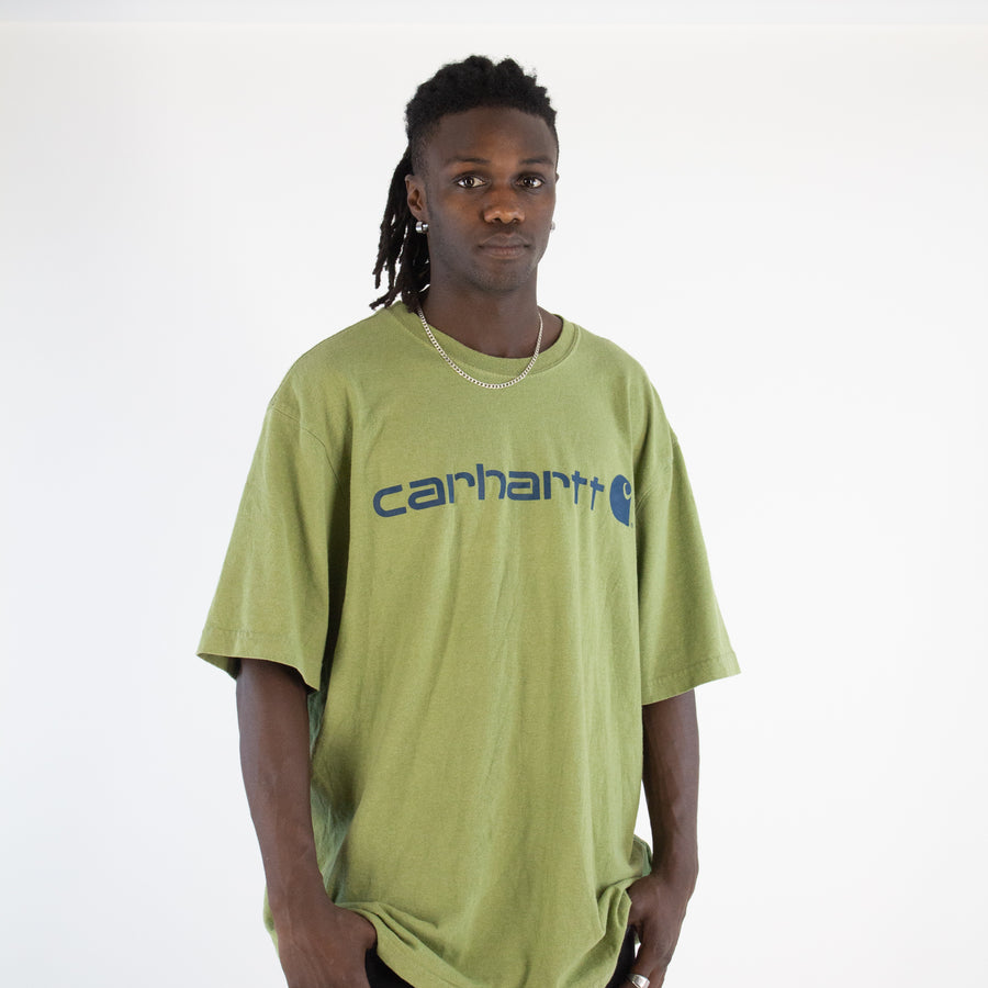 Carhartt 90s Spellout T-shirt in Green