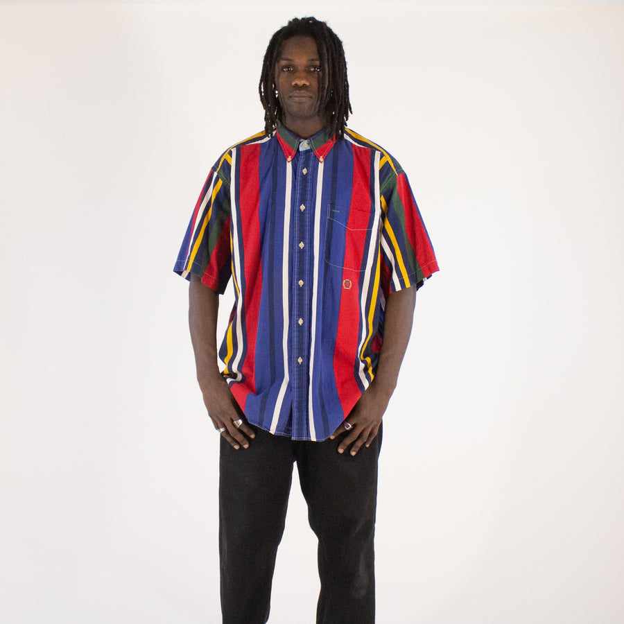 Tommy Hilfiger Multicoloured Striped Short Sleeve Shirt