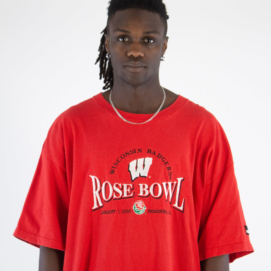Puma Wisconsin Badgers Rose Bowl 2000 t-shirt in Red
