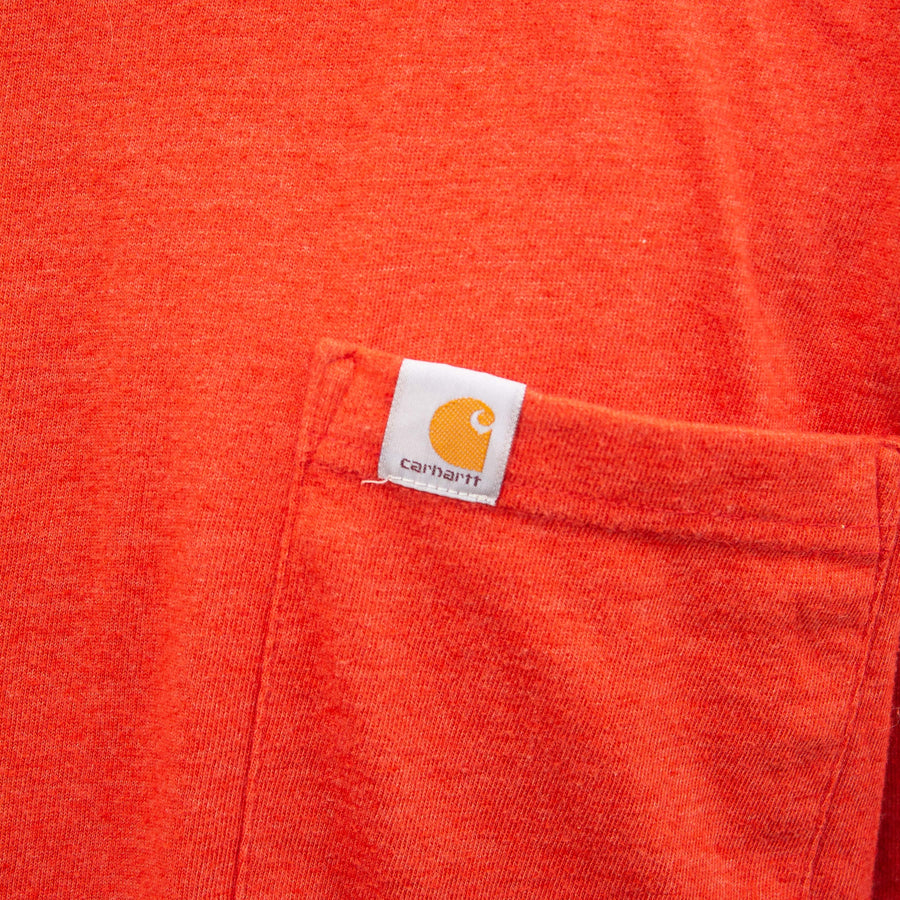 Carhartt 90's Breast Pocket Patch Logo T-Shirt in Red