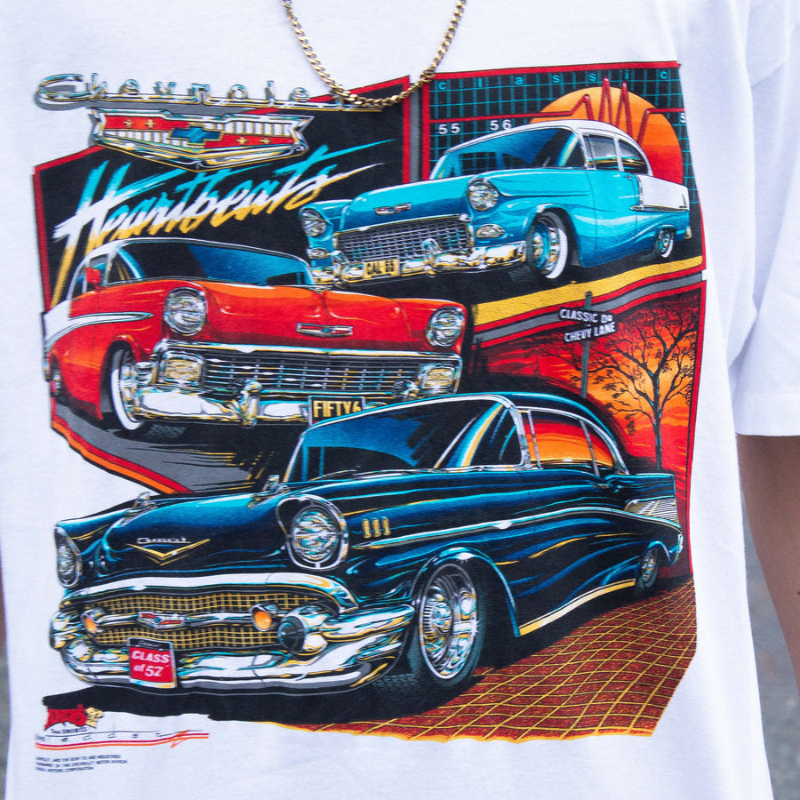 Vintage Single Stitch 1990 Chevrolet Graphic T-Shirt in White