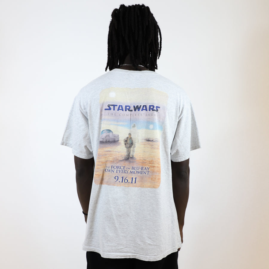 Star Wars 00's Movie Release T-shirt in Grey