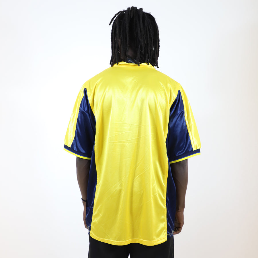 Nike Premier Arsenal 1999-2001 Away Football Jersey in Yellow & Navy