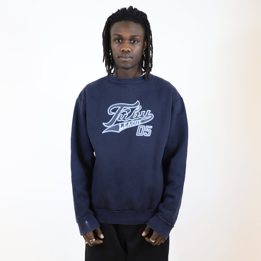 Fubu The Collection Spellout Sweatshirt in Navy